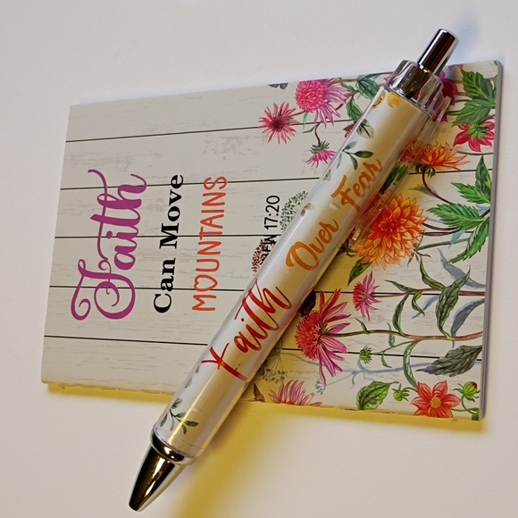 Inspirational Note Pad And Pen Set Ruled Notepad Ink Pen - Picture 3 of 6